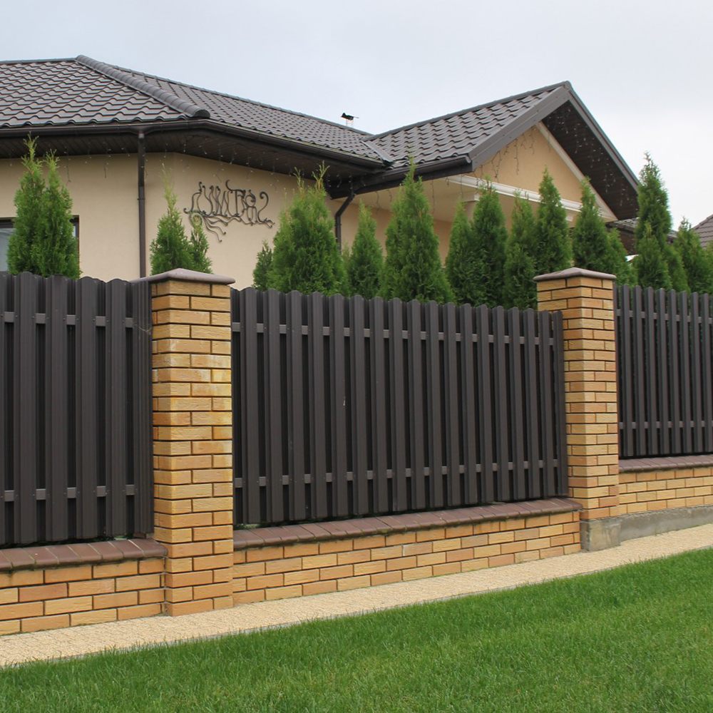 Купить забор из металлоштакетника в Сморгони