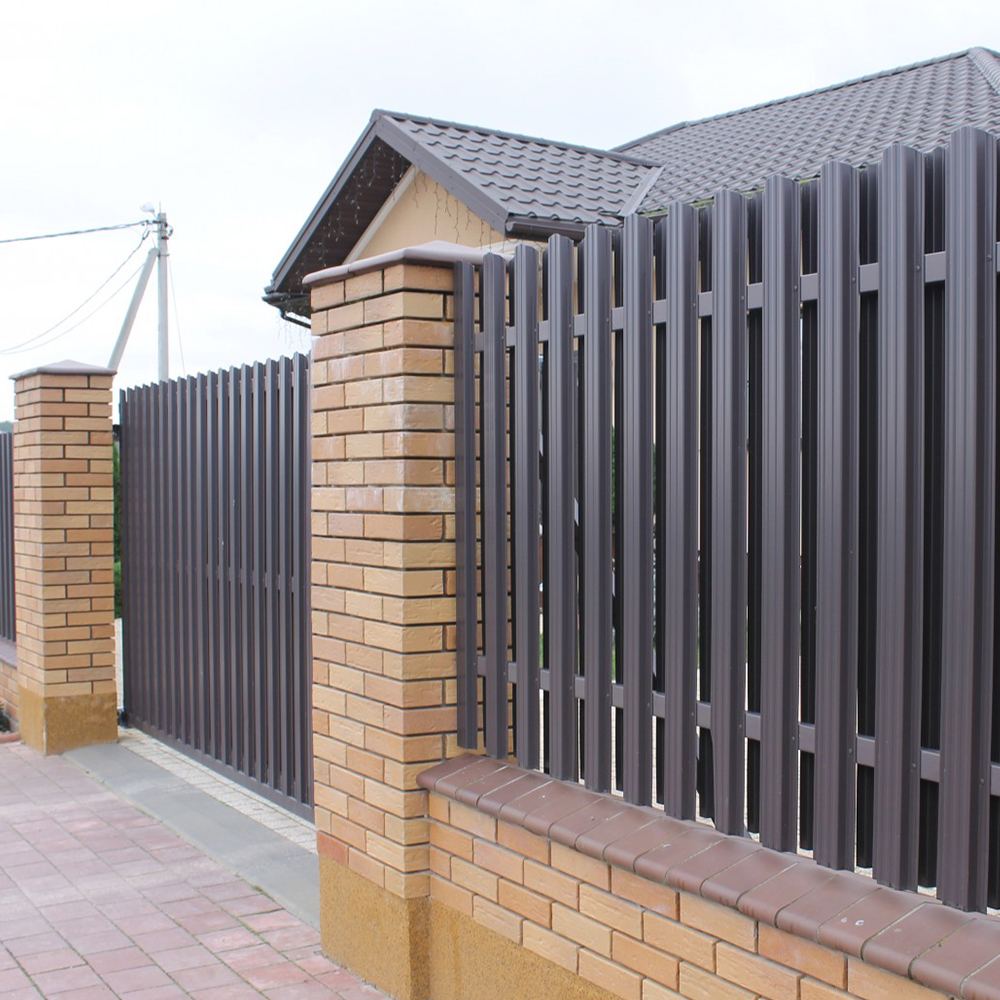 распашные ворота с калиткой в Гродно